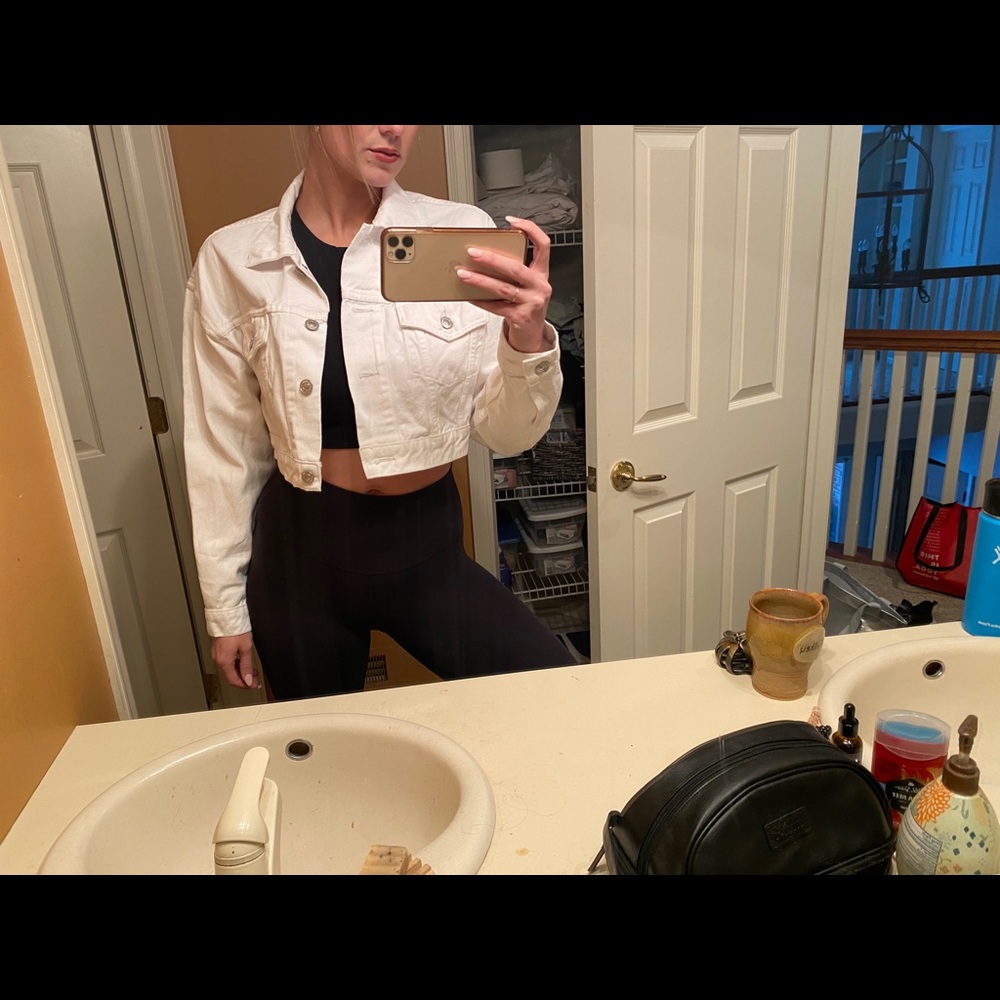 RE / DONE and Solid&Striped White Jean Jacket